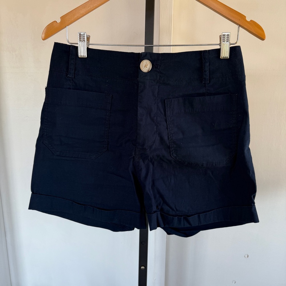 Anthropologie Navy Women's Shorts - women’s 29